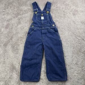 Vintage Duck Head Toddler Denim Overalls Size 2T Bib Cottage Farmhouse Heritage